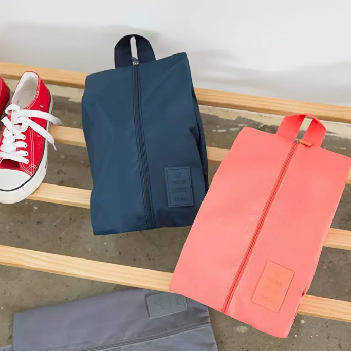 Bags with Zipper Closure black ( 2 )  Pieces