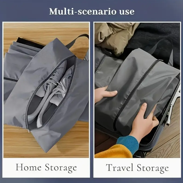 Bags with Zipper Closure black ( 2 )  Pieces