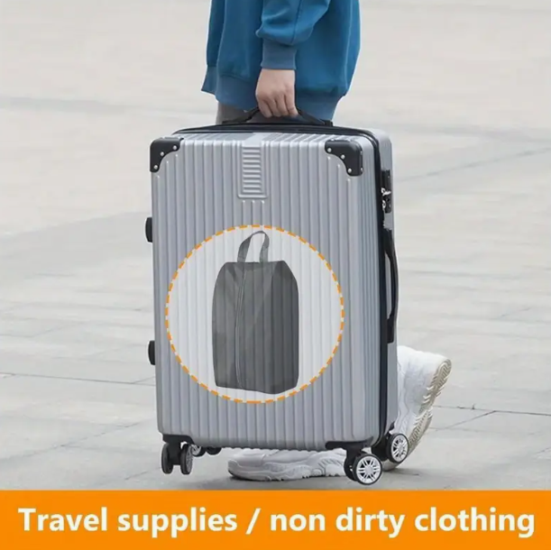 Bags with Zipper Closure black ( 2 )  Pieces